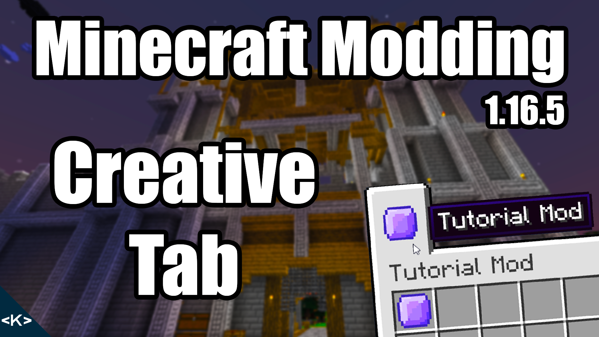 CUSTOM CREATIVE TAB inside of Minecraft with Forge