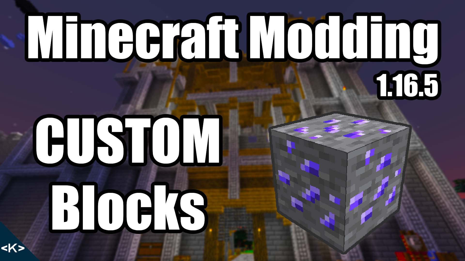 Adding CUSTOM BLOCK to Minecraft 1.16.5 with Forge